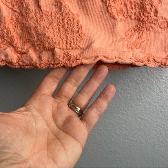 FREE PEOPLE Send Me Love Tee / Burnt Coral - Picture 5 of 7